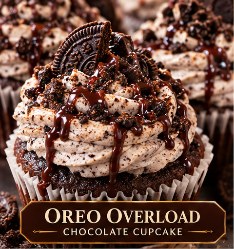Oreo Overload cupcake